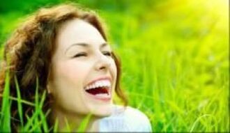 Woman after treatment for helminths