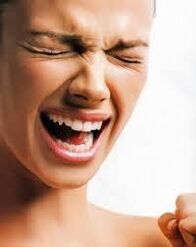 A woman's nervousness is a symptom of the presence of parasites