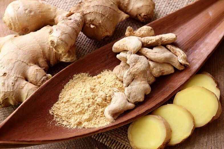 Ginger for removing parasites